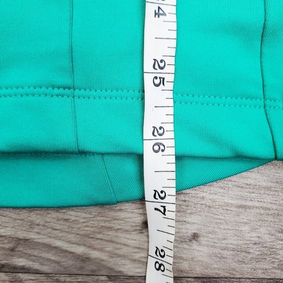 Under Armour Womens Jacket Large Semi Fitted All Season Teal Green Zip Up - Picture 10 of 10